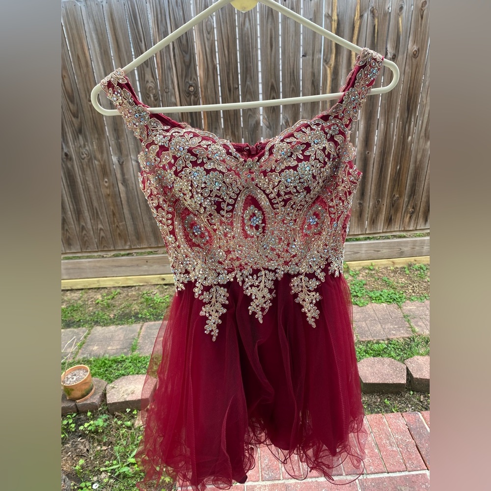 Maroon Formal Dress Women’s XS